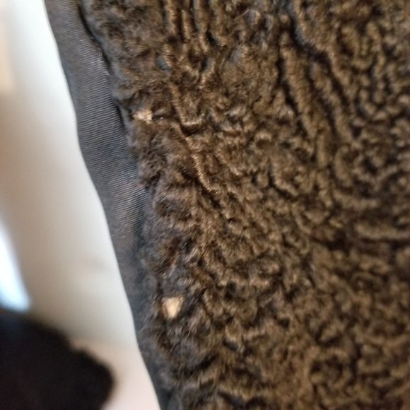 Furs by Truesdell Berlin Wisconsin Black Cape Vintage Formal S M L Persian Lamb - Picture 4 of 8